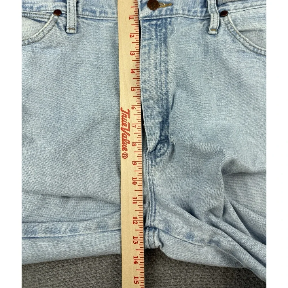 Wrangler Five Star Regular Fit Jeans Mens 38x32 Light Wash 100% Cotton USA